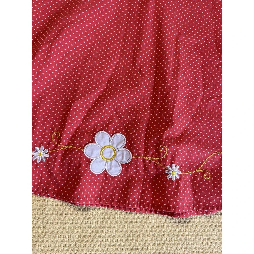 Blueberi Boulevard Dress Girls Polka Dots Daisy Size 6 Years